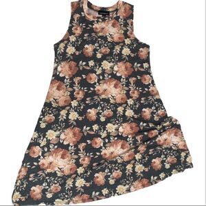 Fortune + Ivy Desert Rose Pale Flower with Grey Jersey Knit Background